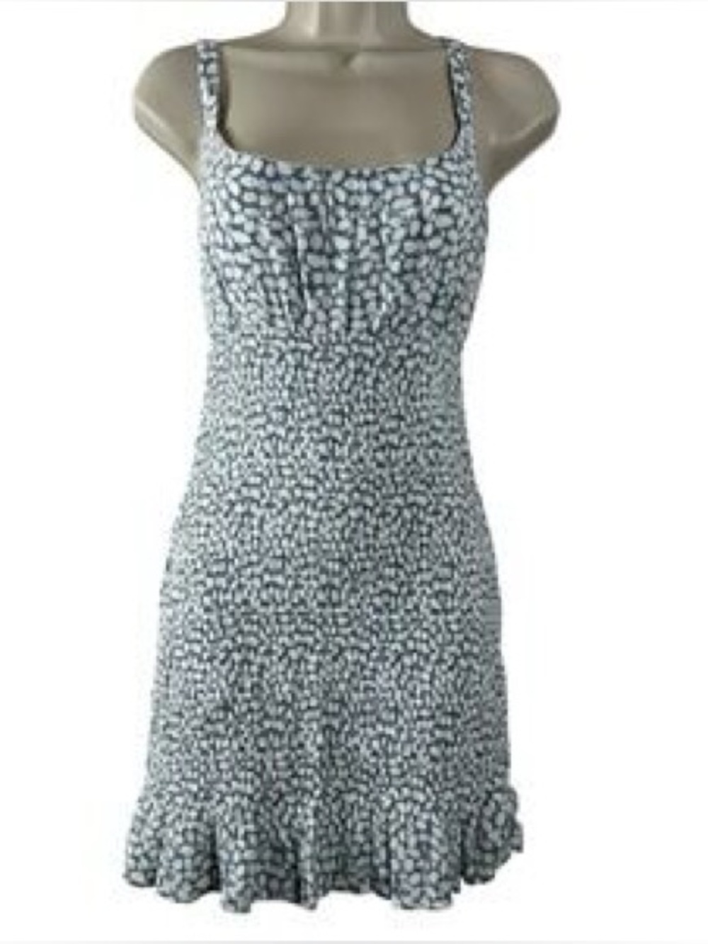 Abercrombie smocked floral mini dress
